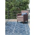 thumbnail image 2 of nuLOOM Kathleen Tapis d'Extérieur Krem Bleu 5 Pieds 3 Pouces x 7 Pieds 6 Pouces, 2 of 2
