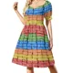 thumbnail image 1 of Vestido de manga corta con caramelos masticables suizos Sugus Vestido para embarazadas vestidos de noche vestidos de fiesta para mujer, 1 of 7