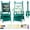Dark Green, variant on FUNLIO Foldable Outdoor Easel for Kids Aged 3+, Waterproof & Sunproof Kids Easel with 2 Acrylic Boards