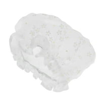 Unique Bargains Women's Durable Double Layer Bath Cap in White Color 1 Pc