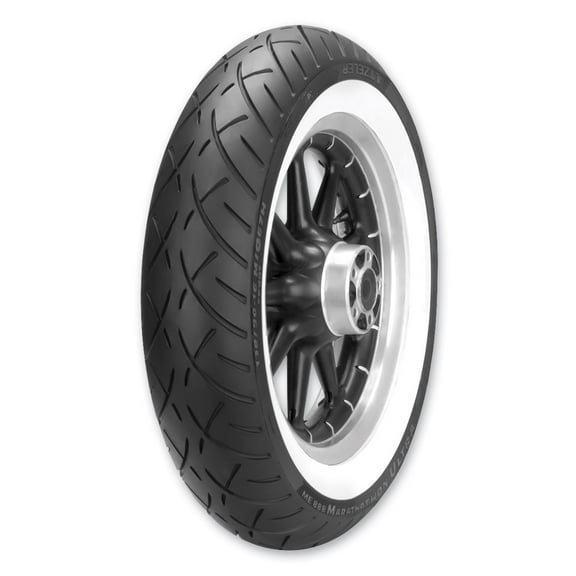 Metzeler ME 888 Marathon Ultra Whitewall Front Tire 130/90-16 (2407600)