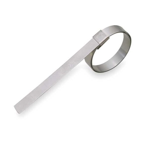 Band-It Band Clamp,Galv. CS,Min.Dia.9/16In.,PK10 GRP311