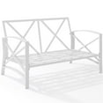 thumbnail image 4 of Crosley Kaplan Causeuse de Patio en Brume et Blanc, 4 of 13