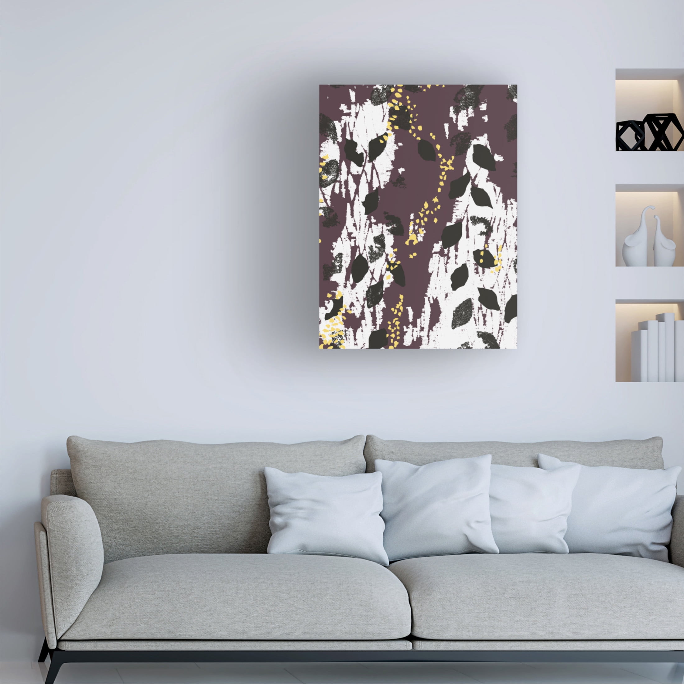 Canvas Wall Art - Maliq 'Gone With The Wind' Wall Art for Living Room, Bedroom, or Office Décor by Trademark Fine Art - 14 x 19 Inches