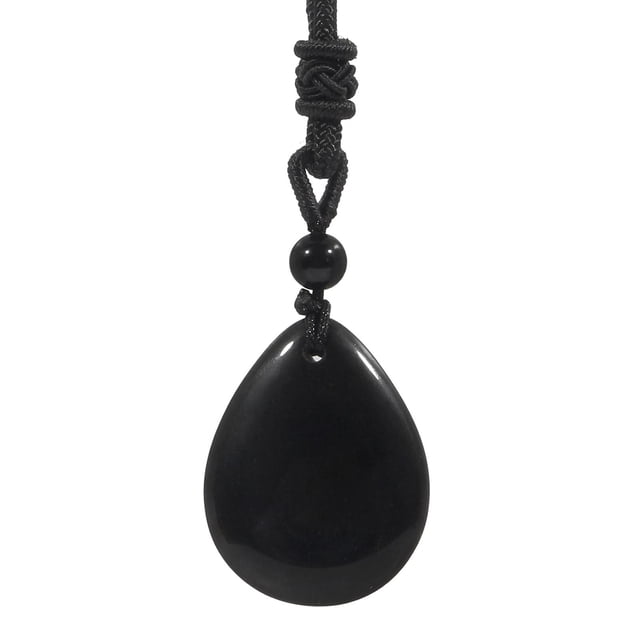 Colgante de piedra Salvador COLLAR COLGANTE Negro