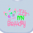 thumbnail image 4 of Inktastic It's My Birthday Unicorn Boys or Girls Baby Bib, 4 of 4