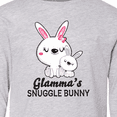 thumbnail image 4 of Inktastic Glammas Snuggle Bunny Easter Long Sleeve Youth T-Shirt, 4 of 5