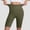 Army Green, variant on Womens Yoga Shorts Tight Textured Compression High Waist Hip Lifting Athletic Shorts Pink M