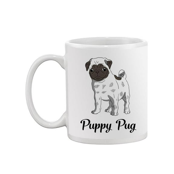 Cute Puppy Pug Mug -Image by Shutterstock,