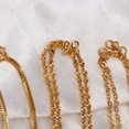 thumbnail image 4 of SHISUYAN 6pcs Plated Rope Chain with Lobster Clasps Stainless Steel Necklace Chain Cable Chain Necklace for Jewelry Making Craft ( Random Style ), 4 of 8