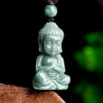 thumbnail image 2 of Jade Blue Water 3D Pendant Buddha, 2 of 2