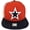 Red, variant on Dallas Texas Star & Stripes USA Flag Cotton Adjustable Snapback Baseball Cap (Red)