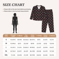 thumbnail image 6 of Bingfone Womens Pajama Sets Red And White Polka Dots Print,Long Sleeve Loungewear Pajamas Set-Large, 6 of 9