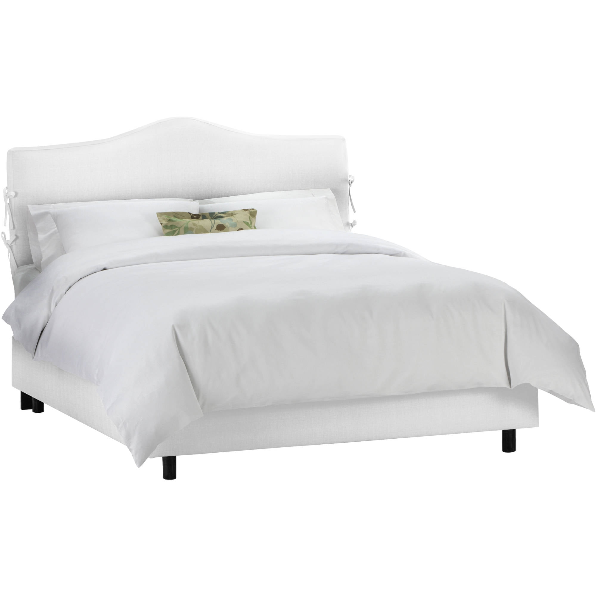 Slipcover Bed With Ties, Multiple Sizes