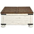 thumbnail image 5 of Signature Design by Ashley Wystfield Table Basse de Rangement en Blanc Vintage, 5 of 5