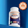 thumbnail image 6 of (3 pack) Vitamatic Melatonin 20mg Tablets | Vegetarian, Non-GMO, Gluten Free | 1 Year Supply | Natural Berry Flavor - 365 Tablets, 6 of 11