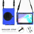 thumbnail image 4 of XYX Case for Samsung Galaxy Tab Active4 Pro/Tab Active Pro with 360 Degree Rotating, Hand Strap, Shoulder Strap for 10.1 inch SM-T540/SM-T547/SM-T636B, Blue, 4 of 7