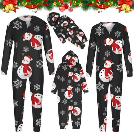 

Thanksgiving Day Sales Juebong Christmas Family Matching Outfits Santa Sleepwear Nightwear Family Outfits Matching Sets 24M(Baby)