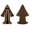 Brown, variant on Iyufng Unisex Halloween Mage Hooded Suede Robe Full Length Trimmed Cloak Front Ribbon Tie Wizard Witch Cosplay Outfit for Carnival Halloween Party