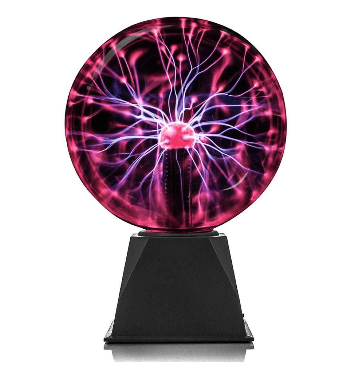 Pelddy Touch Sound Sensitive Glass Plasma Ball Lamp Crystal Blue Color