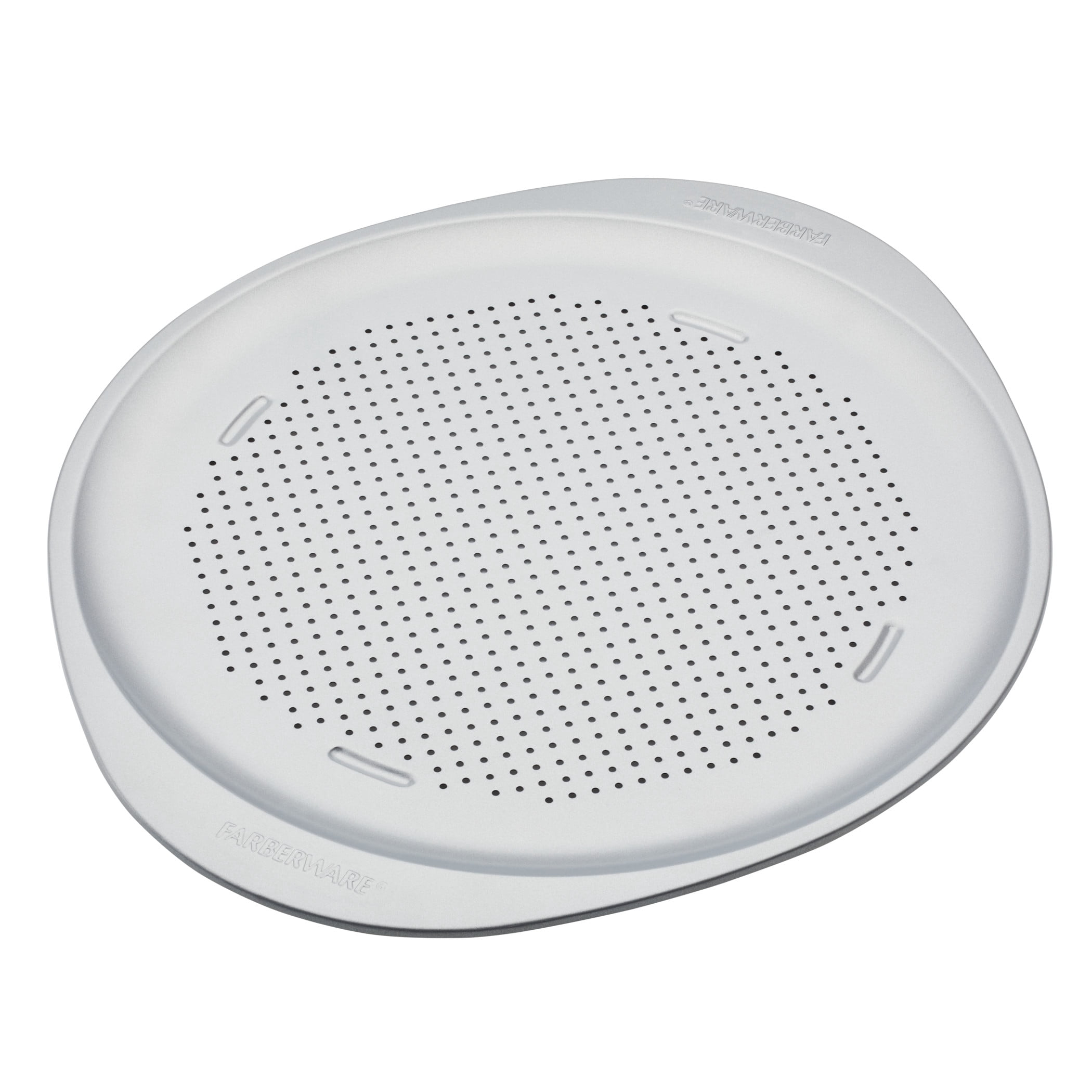 Farberware GOLDEN BAKE 2 Pcs Nonstick Baking Sheet and Pizza Pan Set, Dishwasher Safe and Oven Safe to 450°F, Gray