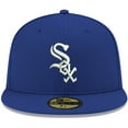 thumbnail image 2 of Men's New Era Royal Chicago White Sox White Logo 59FIFTY Fitted Hat, 2 of 5