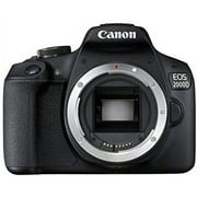 Canon EOS 2000D (Rebel T7) International Model DSLR Camera Body Only with Basic Starter Bundle, Includes SanDisk Ultra 64GB SD Card and Accessories