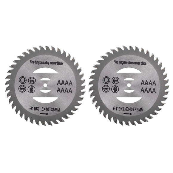 Miangastore 2 Pcs Lames de Coupe-Bordures Coupe-Bordures Lames de Tondeuse Électrique Circulaires