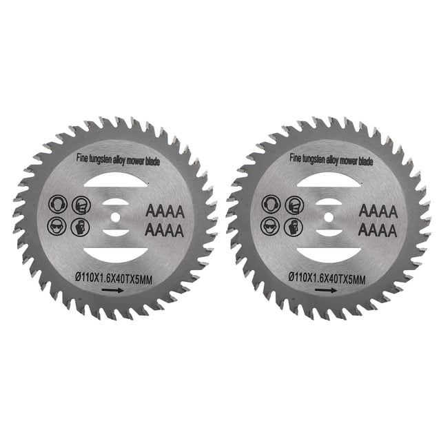 Miangastore 2 Pcs Brush Cutter Blades Lawn Mower Cutters Circular Electric Mower Blades