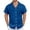 Blue, variant on Men's Tshirts Short Sleeve Casual Lapel Button Down Graphic Fishing Shirt Short Sleeve Casual Breathable Tees Button Down Dressy Casual Tops