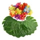 thumbnail image 4 of 60 suministros de decoración para fiestas, 36 hojas artificiales de monstera, plantas falsas multiusos, hojas de palma para barbacoa, fiesta en la, 4 of 8
