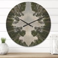 thumbnail image 2 of Designart 'Circle Composition of Coniferous Forest Trees ' Modern Wood Wall Clock, 2 of 5