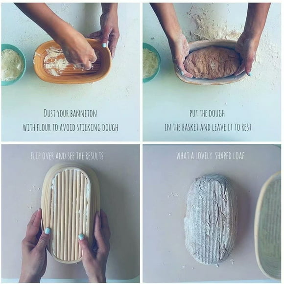 Oval Rattan Bread Proofing Proving Baskets Tools Bread Proofing Basket