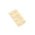 thumbnail image 1 of 2x4 Dots Base Plate 100PCS Building Blocks Bulk Parts Create Educational DIY MOC Bricks 3020 Compatible All Major Brand Tan, 1 of 6