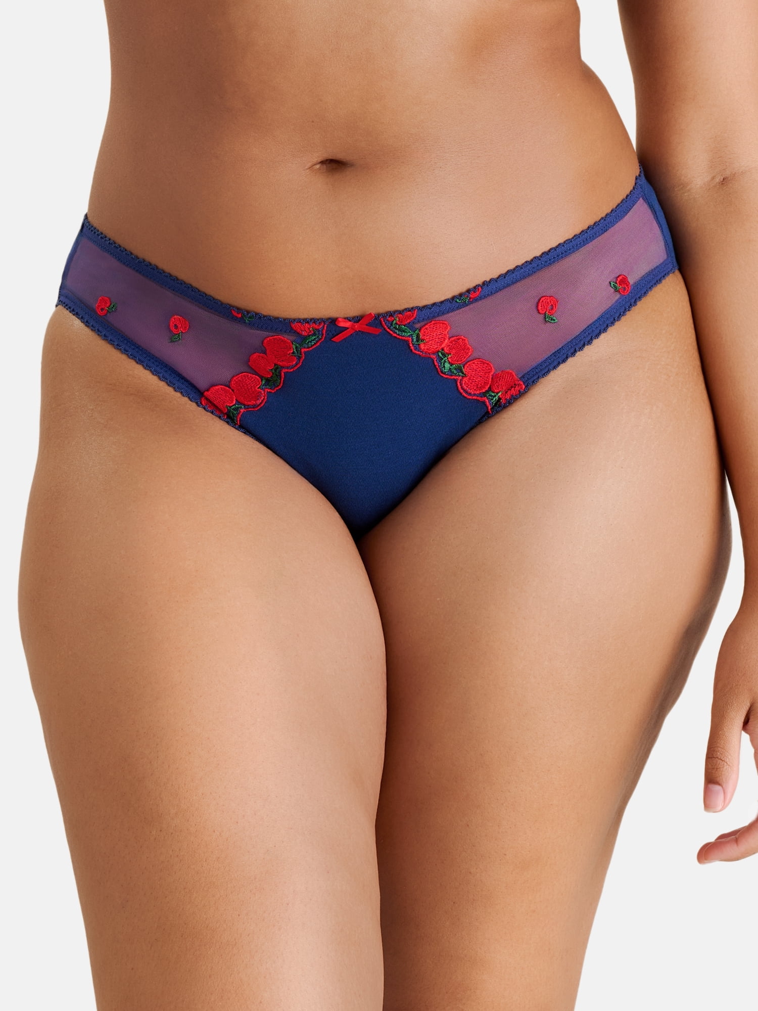 Fresh by Fruit of the Loom 2-Pack Embroidered Bikini, Sizes XS to XXL