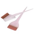 thumbnail image 1 of 2 pinceles de nailon suave para mechas, aplicador de doble cara, peine con mango de purpurina, color rosa., 1 of 14