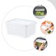 thumbnail image 4 of Cesta de almacenamiento multifuncional para refrigerador, cajón para verduras, contenedor de almacenamiento para refrigerador, 4 of 8