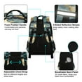 thumbnail image 3 of ALAZA Green Camouflage Backpack Elementary School Bag Bookbag Travel Rucksack, 3 of 7