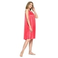 thumbnail image 2 of Casual Nights Women's Tricot Sheer Lace Sleeveless Nightgown, 2 of 4