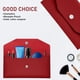 thumbnail image 5 of Sobres para efectivo de cuero de PU, sobres para dinero, sobres económicos reutilizables e impermeables, billetera para efectivo, 7,2 x 3,6 pulgadas, color rojo, 5 of 7