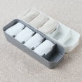 HYUERMEN Clearance Items White Grid Organizer Storage Box Tie Bra Socks