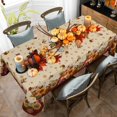 thumbnail image 3 of Fall Rectangle Tablecloth 60×102 Inch,Fall Pumpkin Tablecloths Thanksgiving Washable Table Cover, Autumn Decoration Table Cloths for Party Picnic Dinner Table Decor, 3 of 6