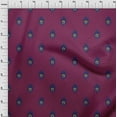 thumbnail image 3 of oneOone Organic Cotton Poplin Twill Fabric Peacock Feather Ikat Fabric Prints By Yard 42 Inch Wide, 3 of 4