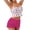 Red, variant on Xaqiouau Women Floral Cami Pajama Set Ribbed Tank Top and Shorts 2 Piece Lounge Sleepwear Casual Summer Outfit