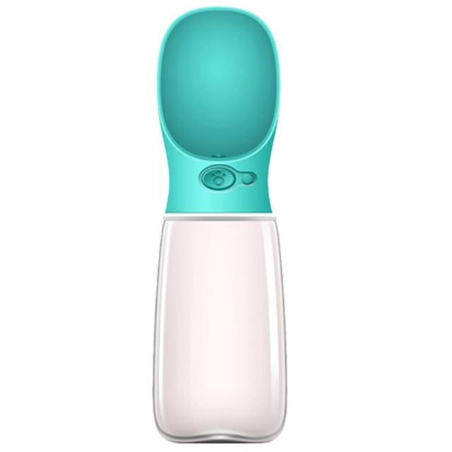 Botella de agua portátil para perros para caminar, botella de agua para mascotas a prueba de fugas para cachorros de gatos pequeños, botella de agua potable duradera para perros