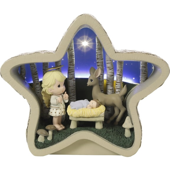 Precious Moments Silent Night LED Figurine, Count 1