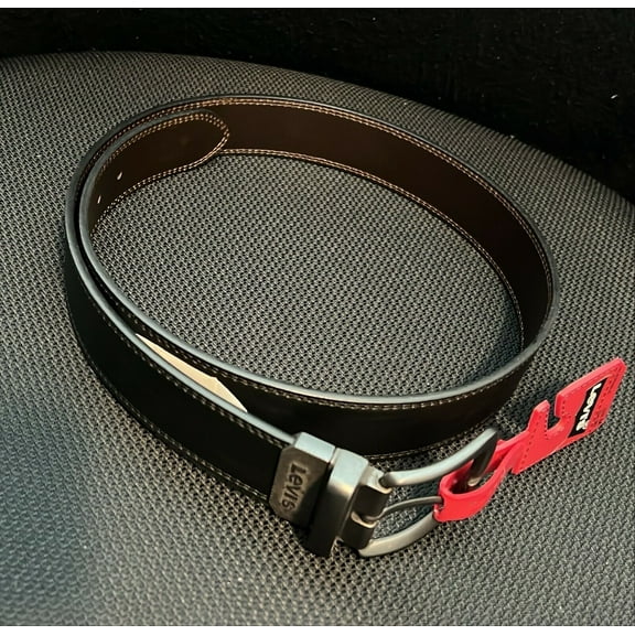 Levi's Men's Reversible Belt Black/Brown (M)