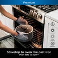 thumbnail image 4 of Ninja Foodi Stainless-Steel NeverStick Premium Stockpot, 8 Qt, Slate Gray, 4 of 8