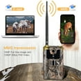 thumbnail image 4 of Mistaha Wildlife Camera with 16MP Images, 1080P Video, Invisible Infrared Night Vision, 44 LEDs, 0.3s Trigger, 30m Flash Range, 64GB Storage, 180 Days Standby - Suntek HC-900LTE, 4 of 6