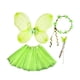 thumbnail image 5 of Disfraz de hada para niñas, vestido de ensueño para juegos de simulación, cumpleaños y carnaval. Verde, 5 of 9